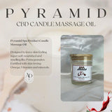 Pyramid - CBD Candle Massage Oil 4oz - HOT