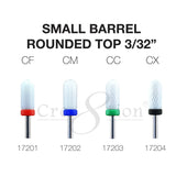 Cre8tion - Ceramic Small Barrel - Rounded Top - 3/32