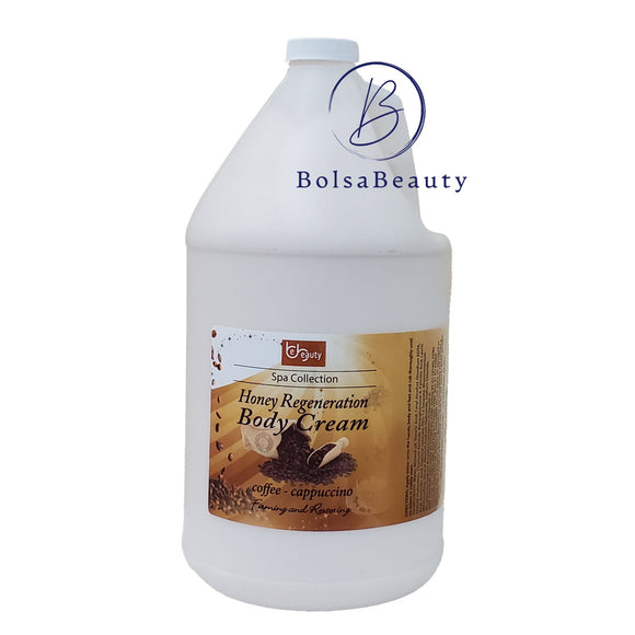 BeBeauty - Crema corporal Honey Regen - Café Capuccino (1 o 4 galones)