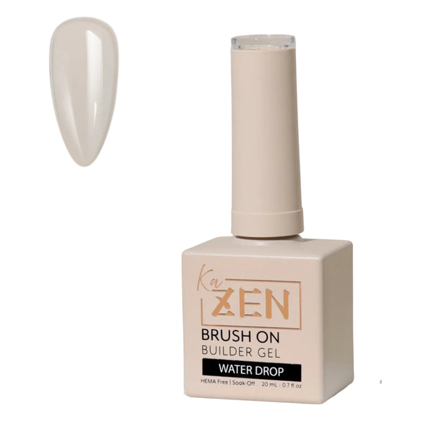Zen - Brush On Builder Gel - Water Drop (Clear 20ml) – BolsaBeauty
