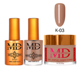 MD - Gel & Lacquer & Dip Trio (#K01 - #K60) - NEW 2025