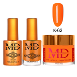 MD - Gel & Lacquer & Dip Trio (#K61 - #K120) - NEW 2025