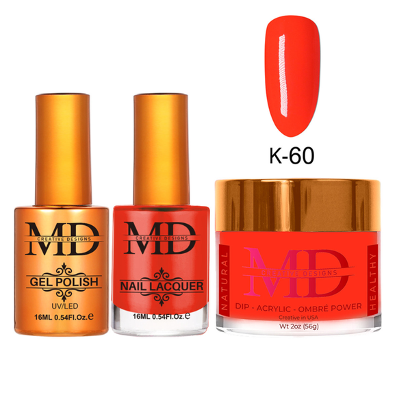 MD - Gel & Lacquer & Dip Trio (#K01 - #K60) - NEW 2025