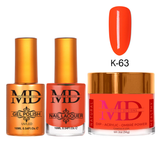 MD - Gel & Lacquer & Dip Trio (#K61 - #K120) - NEW 2025