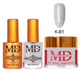 MD - Gel & Lacquer & Dip Trio (#K61 - #K120) - NEW 2025