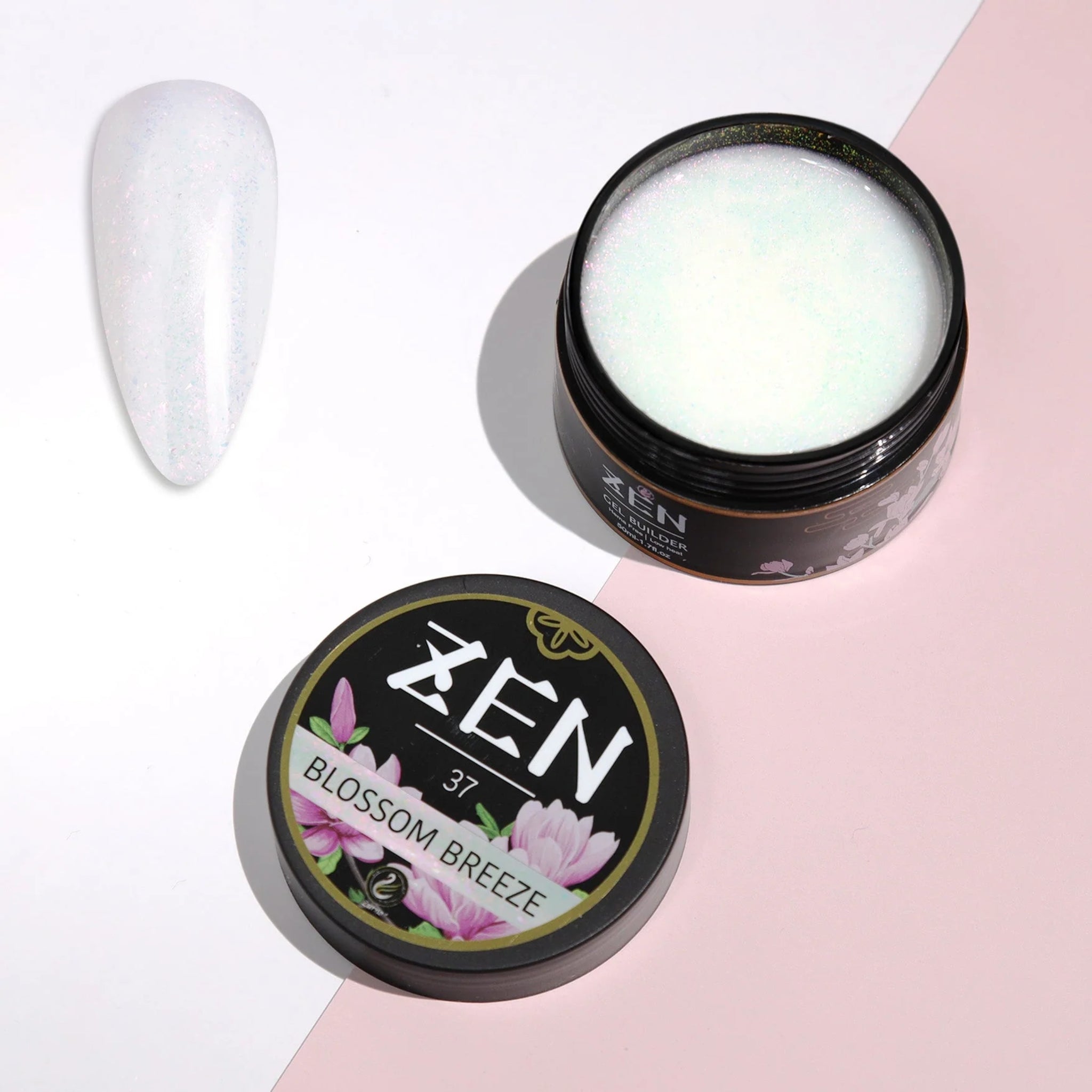 Zen - Builder Gel Sakura Glimmer Full Set (#37 - #48