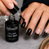 Queen21 - Gel Polish Super White, Super Black (15ml)