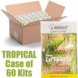 Demer - Deluxe Pedicure 4 Steps - Tropical (Case 60 Packs)