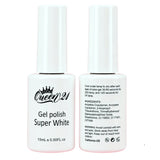Queen21 - Gel Polish Super White, Super Black (15ml)