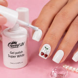 Queen21 - Gel Polish Super White, Super Black (15ml)