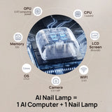 ONail - AI Nail Lamp Pro Max Recharge (White, Pink, Purple) - NEW