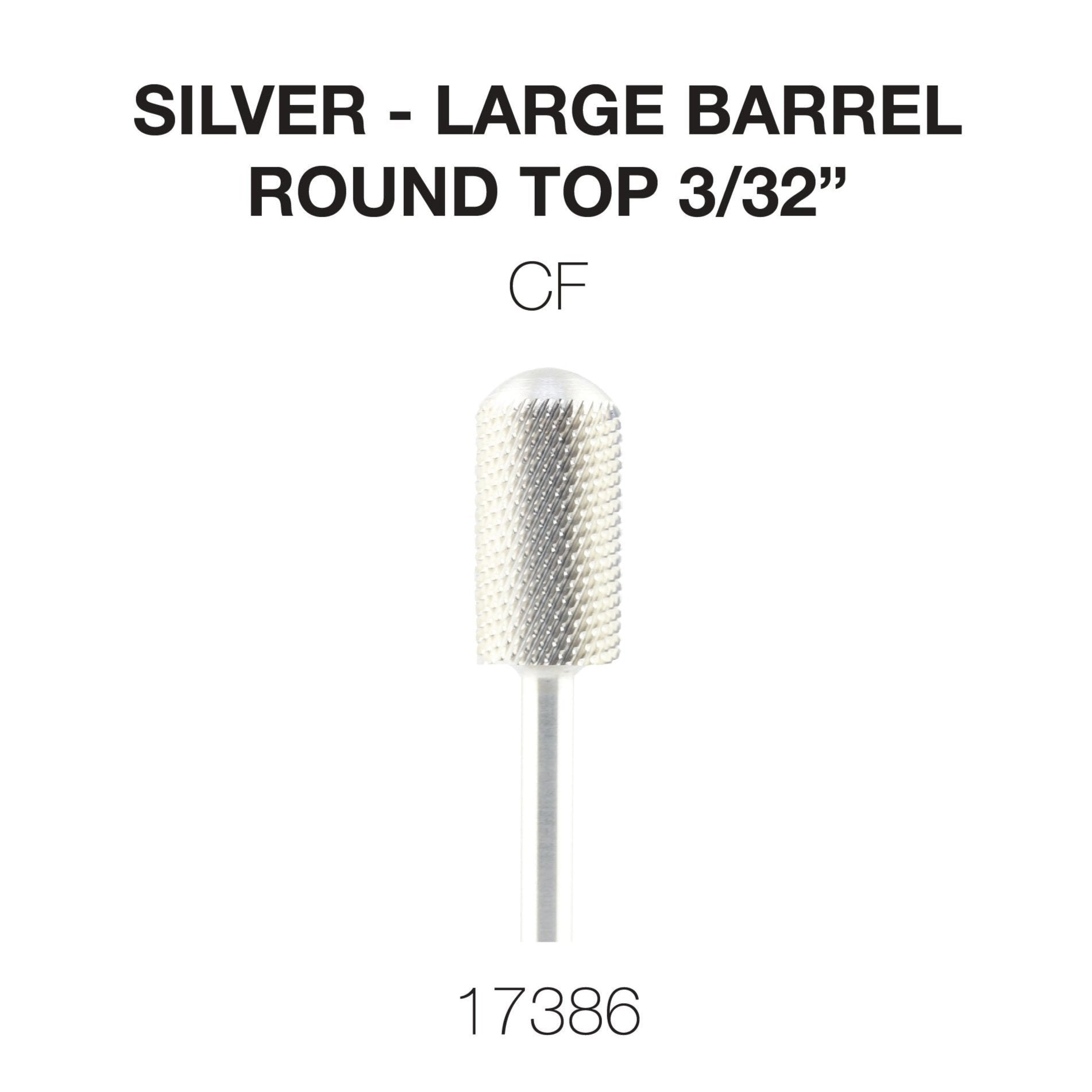 Cre8tion Silver Carbide - Small Barrel - Round Top CX 3/32