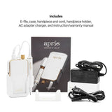 Apres - EFile Nail Drill (Black/ White) - NEW 2026