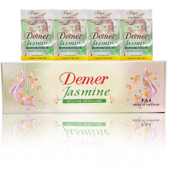 Demer - Deluxe Pedicure 4 Steps - Jasmine (Case 60 Packs)