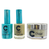 Chisel - Gel & Lacquer & Dip Trio Solid (#01 - #100) - NEW 2024
