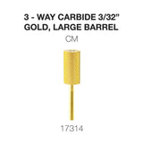 Cre8tion - Carbide Gold - Small and Large- 3/32 - 3-Way