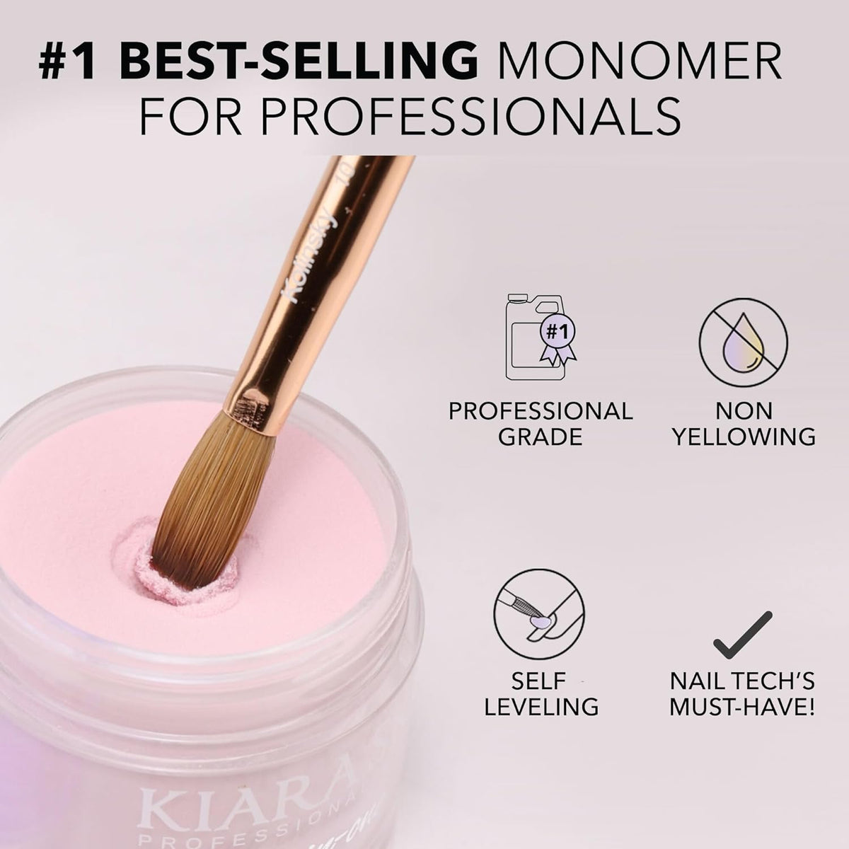Kiara Sky EMA Pro Liquid Monomer (1 Gallon) BolsaBeauty Nail Supply