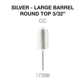 Cre8tion - Silver Carbide- Large Barrel-Round Top 3/32