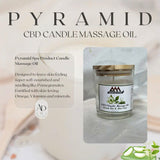 Pyramid - CBD Candle Massage Oil 4oz - HOT