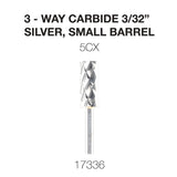 Cre8tion - Carbide Silver - Small & Large - 3/32 - 3-Way