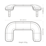 ONail - Arm Rest For AI Lamp (White) - NEW 2025