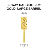 Cre8tion - Carbide Gold - Small and Large- 3/32 - 3-Way