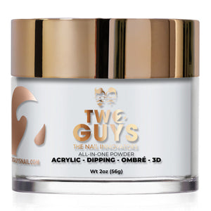 2Guys - Dip Powder Color (01 - 75) - Polvo acrílico, para inmersión, ombré y 3D todo en uno (2 oz)
