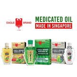 Eagle Brand - Aceite medicado verde 24 ml (12 botellas) - Versión de EE. UU. 