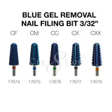 Cre8tion - Blue Gel Removal - Nail Filing Bit - 3/32