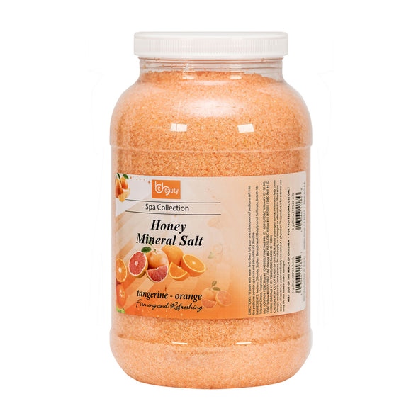 BeBeauty - Sal mineral de miel - Naranja mandarina (1 o 4 galones)