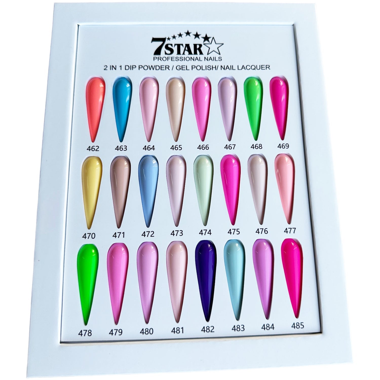 7 Star - Duo Full Set 24 Colors (#462 - #485) – BolsaBeauty Nail