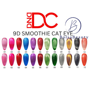DND - 9D Cat Eye Smoothie Full Set 12 Colors (#01 - #12) - NEW 2024