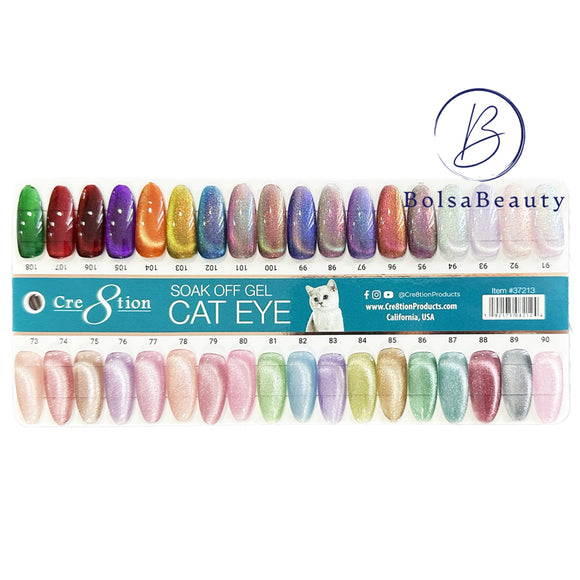 Cre8tion - Cat Eye Full Set 36 Colors (#73 - #108)