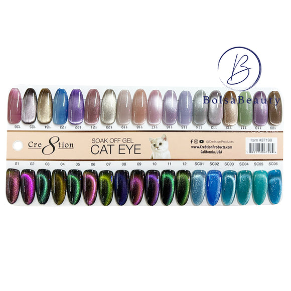 Cre8tion - Cat Eye Full Set 36 Colors (#109 - #146)