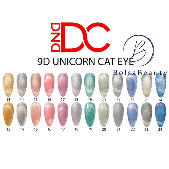 DND - 9D Cat Eye Unicorn Full Set 36 Colors (#13 - #24) - NEW 2024