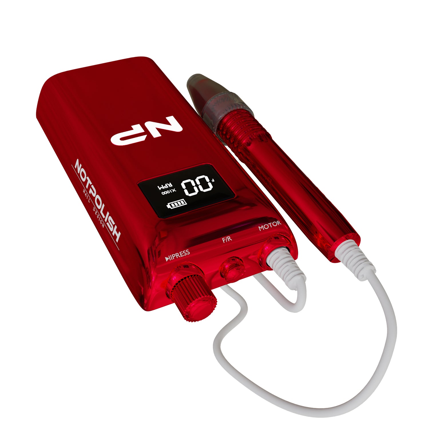 NotPolish - Luxe Nail Pro Drill - Red – BolsaBeauty Nail Supply