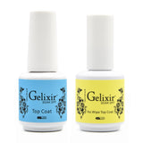 Gelixir - Gel Top, Base, Matte Top, Non Wipe (15ml)