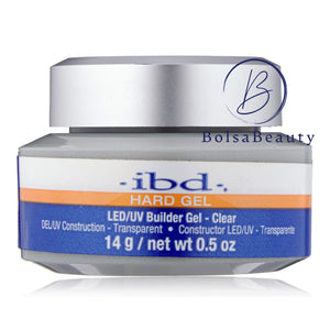 IBD - Gel constructor duro de 2 oz (transparente, rosa, natural, blanco, francés)