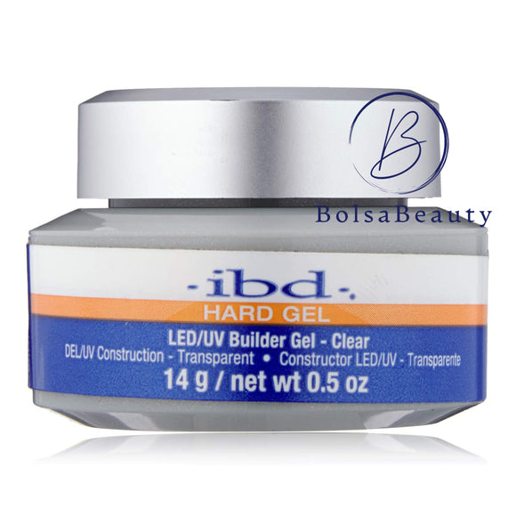 IBD - Gel constructor UV LED duro (transparente, rosa, rosa V) (2 oz)