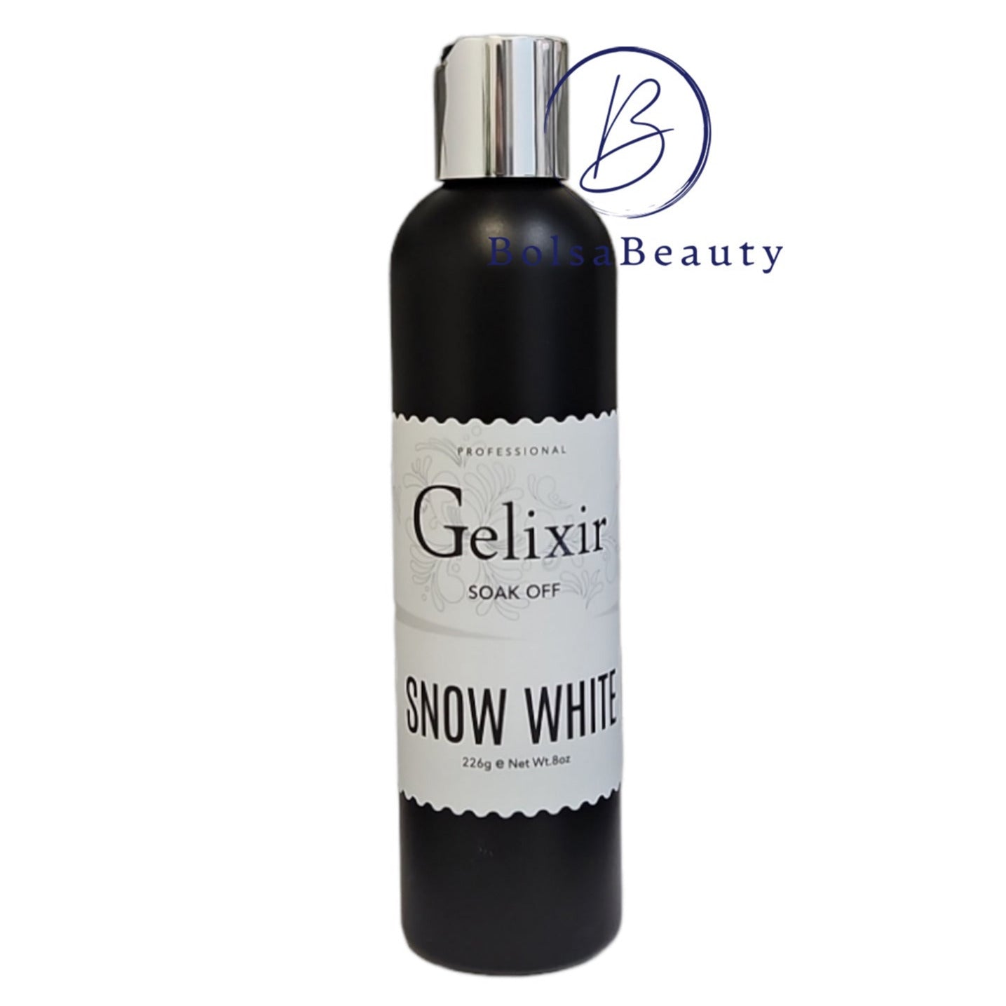 Gelixir - Black Night, Snow White Refill (8oz) – BolsaBeauty Nail