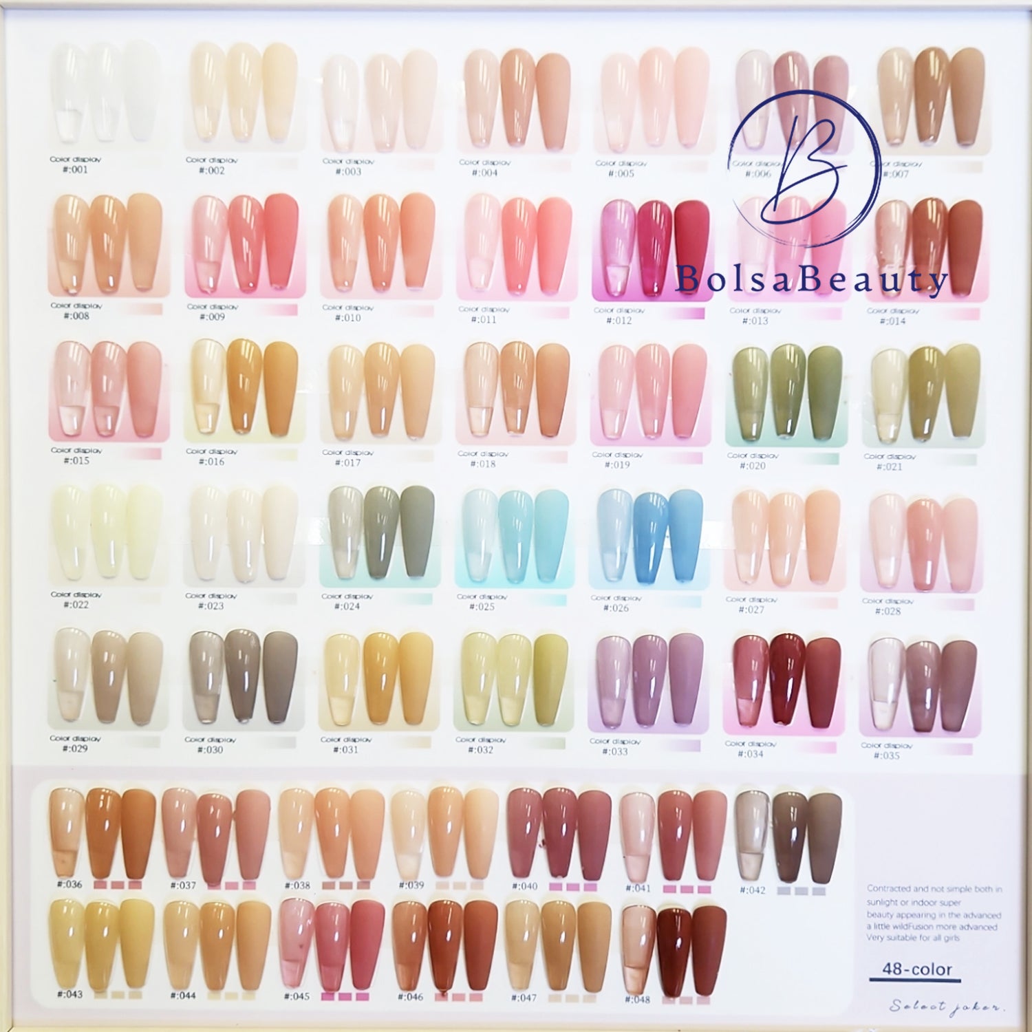 DM - Jelly Gel Polish (#01 - #48) - NEW BolsaBeauty Nail Supply DM - Jelly Gel Polish (#01 - #48) - NEW BolsaBeauty Nail Supply