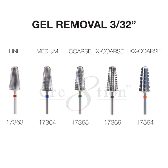 Cre8tion - Gel Removal - Nail Filing Bit - 3/32