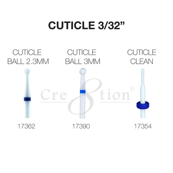 Cre8tion - Cuticle Ceramic Bit - 3/32