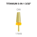 Cre8tion - Titanium 5 in 1 Nail Filing Bit 3/32