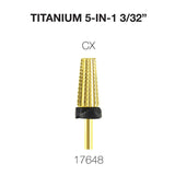 Cre8tion - Titanium 5 in 1 Nail Filing Bit 3/32