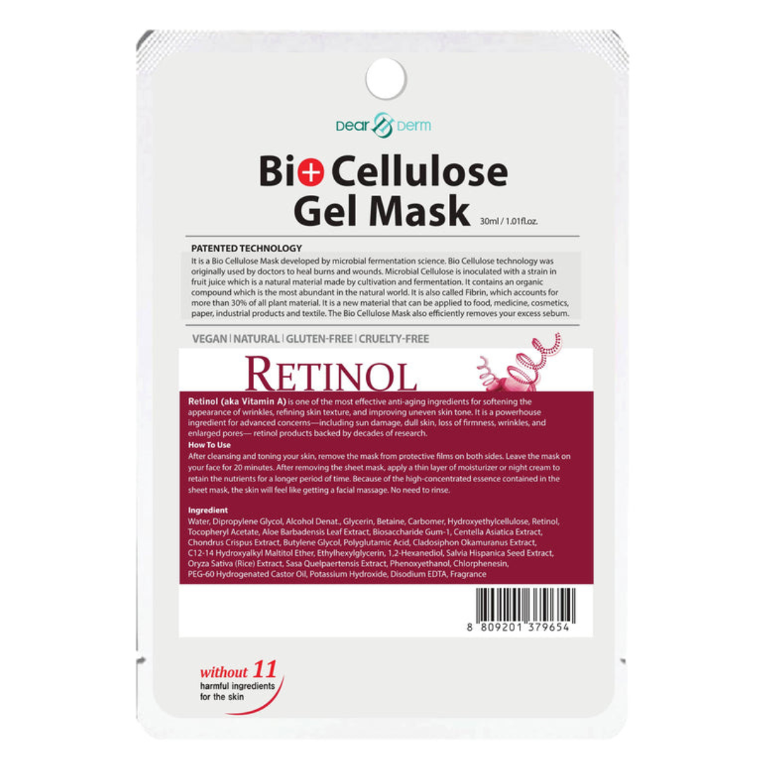 DearDerm - Bio Cellulose Face Mask Box 10pcs (Many Scents