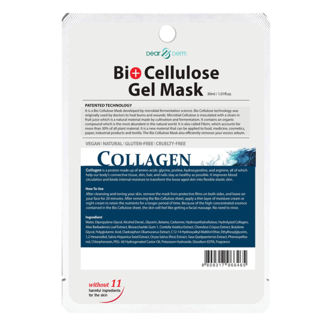 DearDerm - Bio Cellulose Face Mask Box 10pcs (Many Scents
