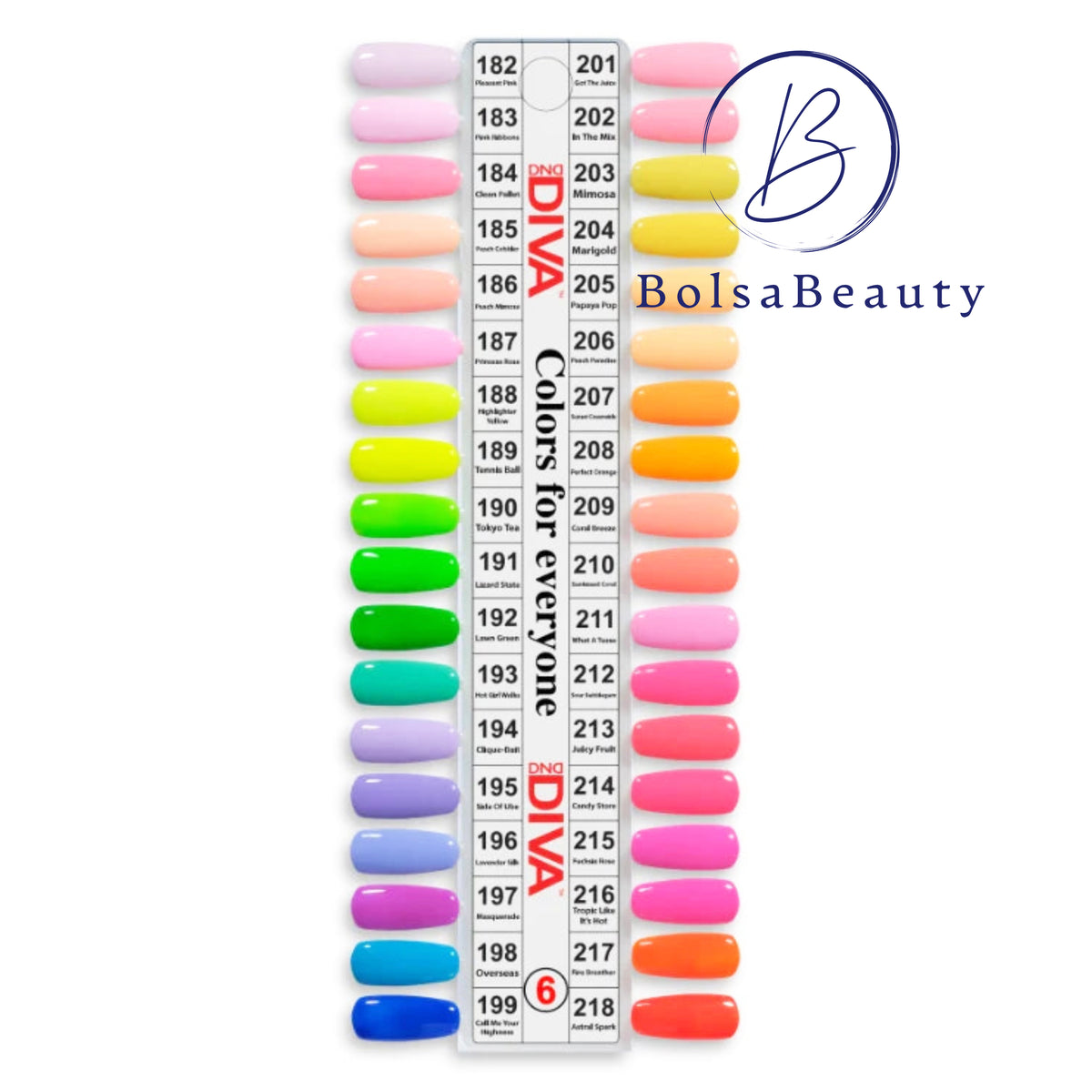 DND - DIVA Dap Dip Full Set 36 Colors (#182 - #218) – BolsaBeauty Nail ...