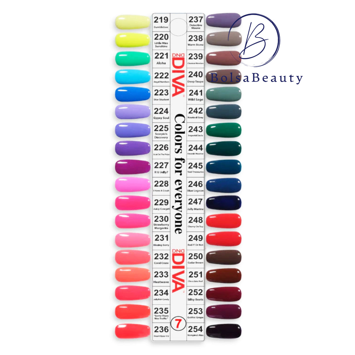 DND - DIVA Dap Dip Full Set 36 Colors (#219 - #254) – BolsaBeauty Nail ...