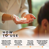Bare Soak - Tea Light Massage Oil Candle (Many Scents)